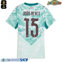 Maglie da calcio Portogallo Joao Neves #15 Seconda Maglia Femminile Mondiali 2026  Manica Corta